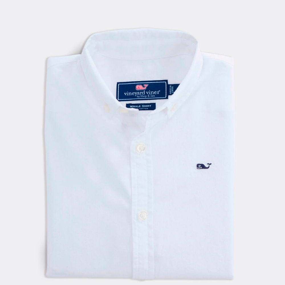 Boys Vineyard Vines Cotton Solid Shirt